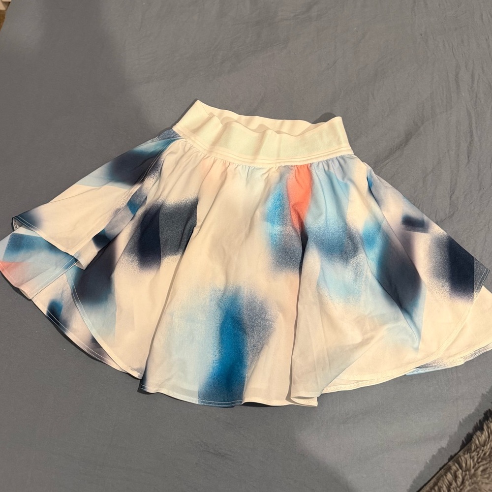 Lululemon Court Rival High-Rise Skirt Baseline Wash Print Multi